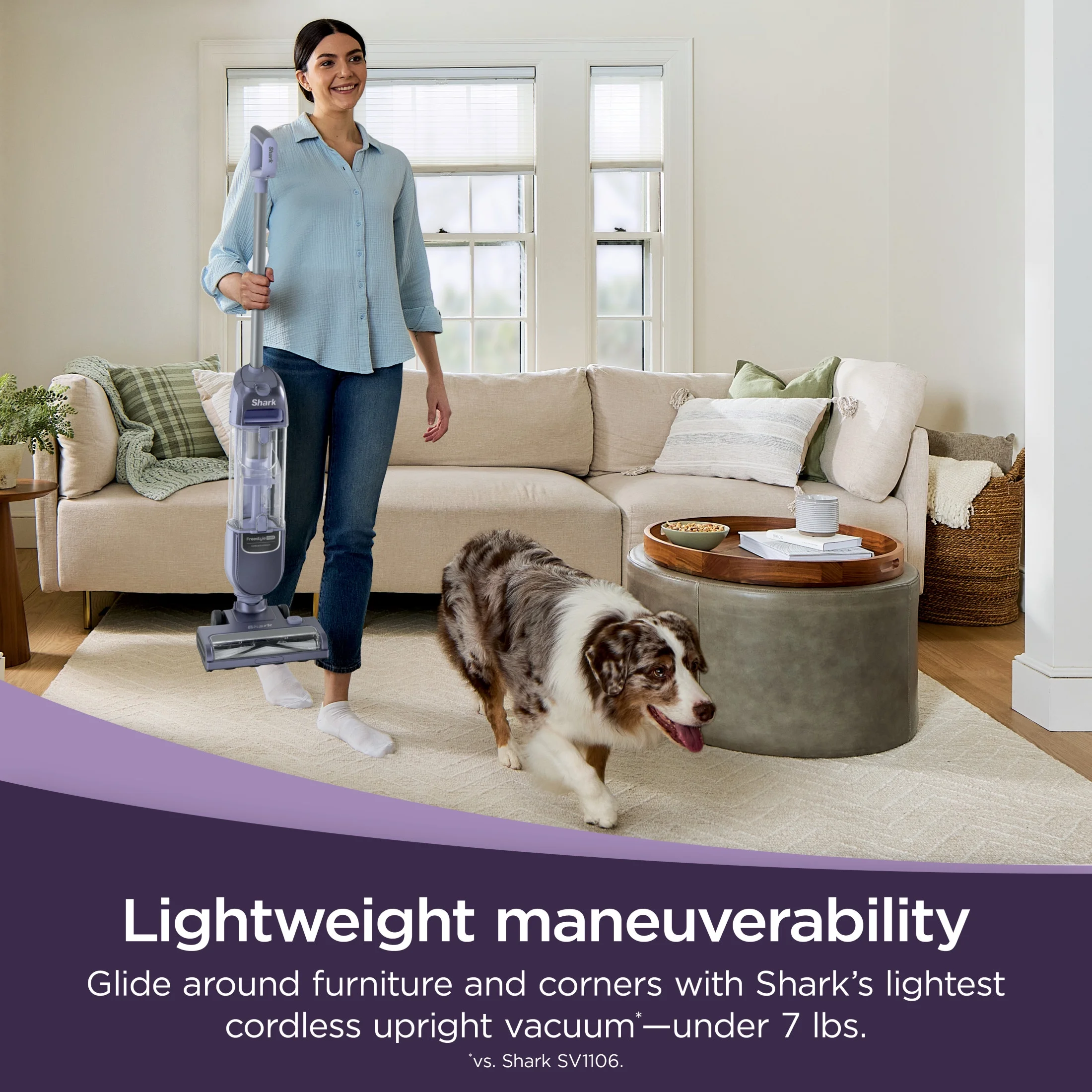 Shark Freestyle Max Cordless Upright Vacuum, Multi-Surface Cleaning, Lightweight with Large Dust Cup and 2-Speed Brushroll, SV2000 - Image 5