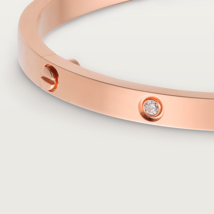 Replicate LOVE bracelet, small model, 6 diamonds(1:1 replica) - Original Replica Club