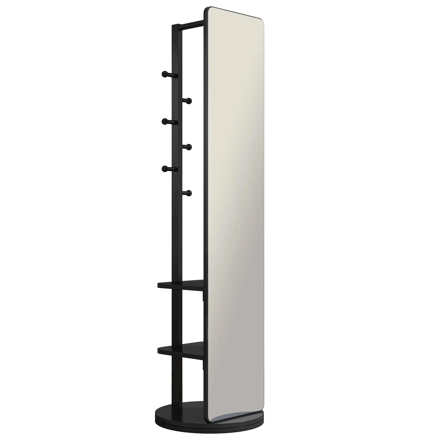 Full-Length Mirror on Rubber Wood Frame 65.7 x 17.7 Inches Ideal for Dressing Rooms and Living Spaces for Versatile Use - Image 12