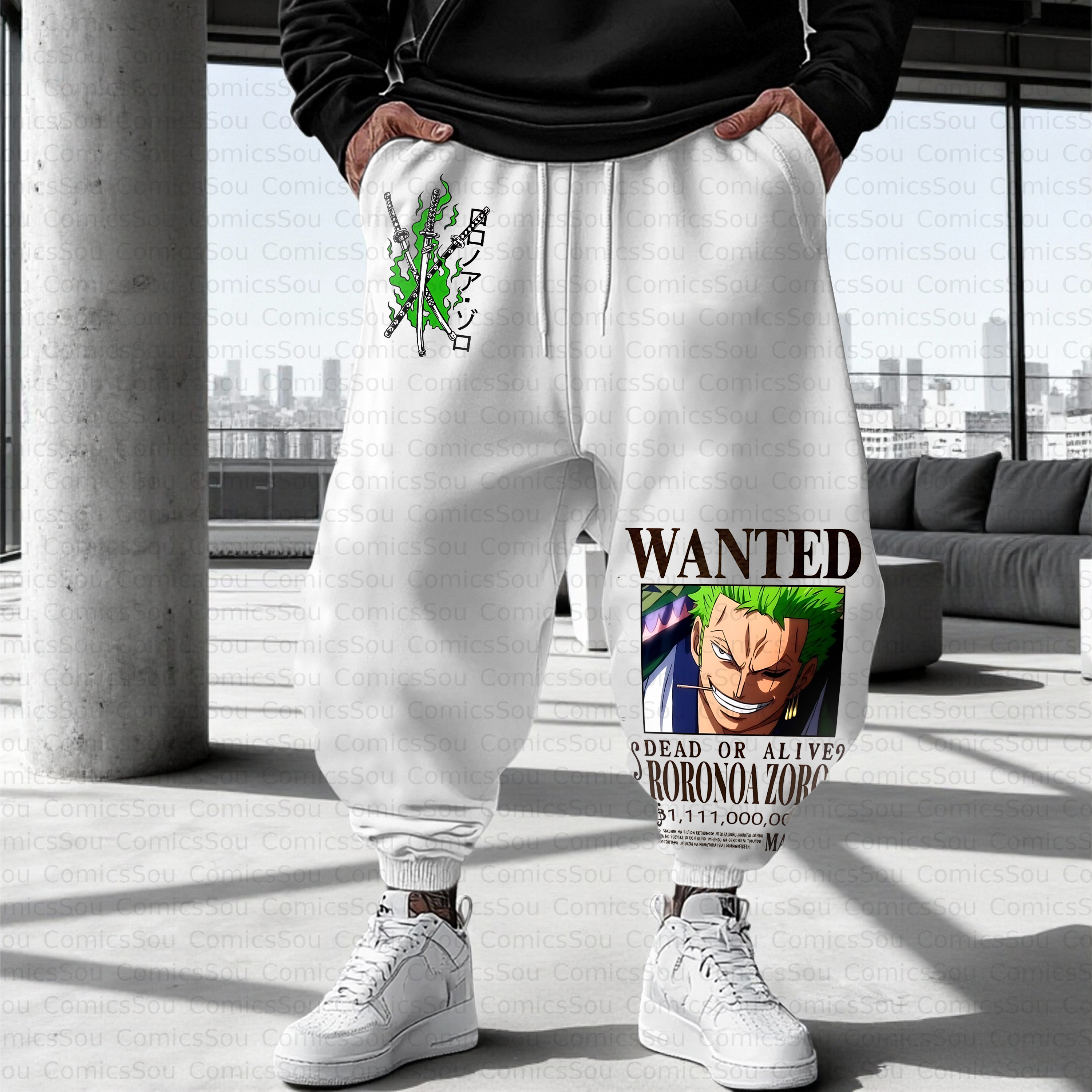 Unisex Casual Anime Streetwear Pant