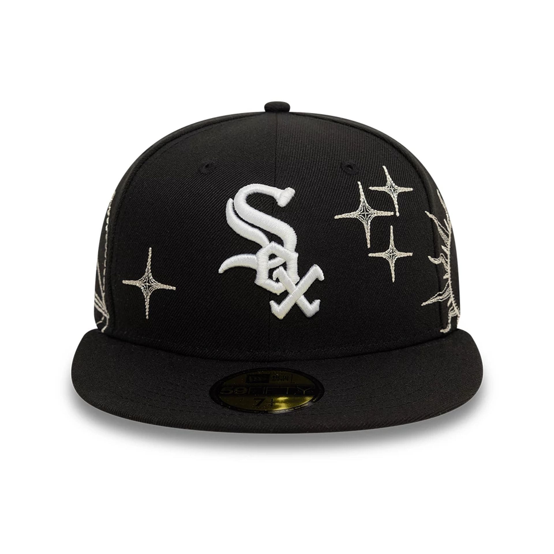 New Era Chicago White Sox Celestial Embroidery Black 59FIFTY Fitted Hat - Byluuna Headwear