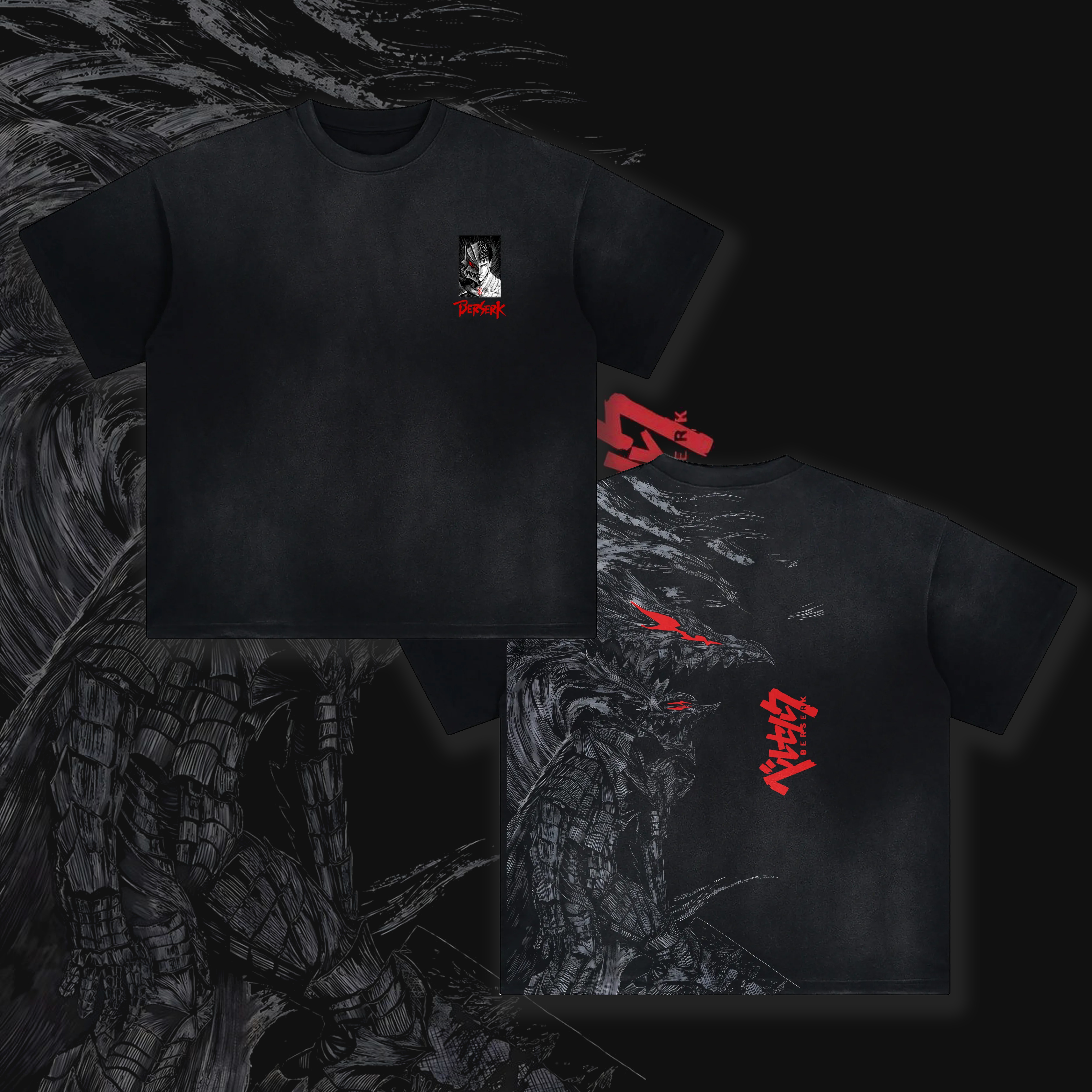 Unisex Anime Inspired Vintage T-Shirt