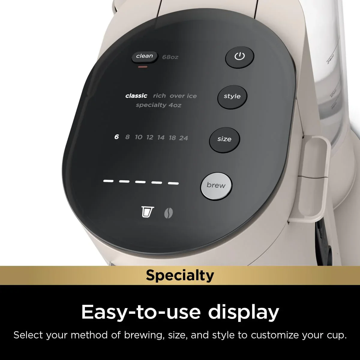 Ninja Coffee Maker Single Cup Brews with pods and grounds K-Cup compatible 4 brewing methods