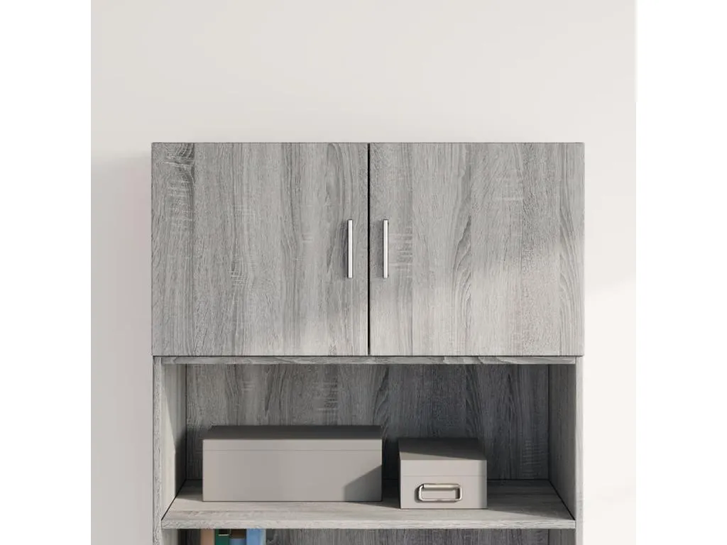 Armario de pared Hogarmini de ingeniería gris Hogarmini 80x42.5x40 cm ovyp47069