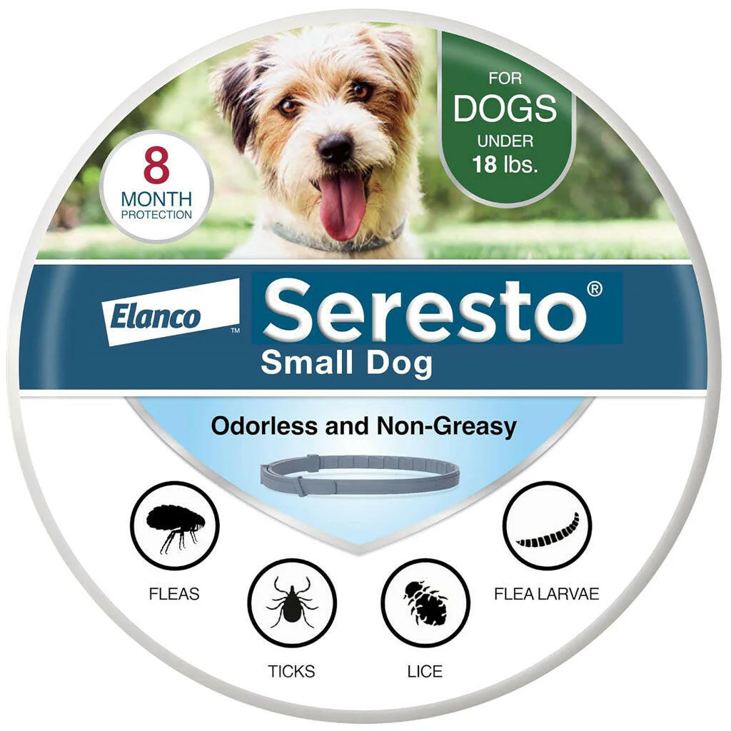 Seresto Flea & Tick Collar for Small Dogs, Under 18 lbs