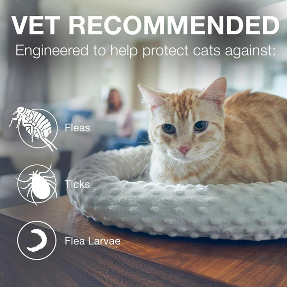 Seresto Flea & Tick Collar for Dogs & Cats, Waterproof Adjustable Design, Long-Lasting Comfortable Everyday Accessory