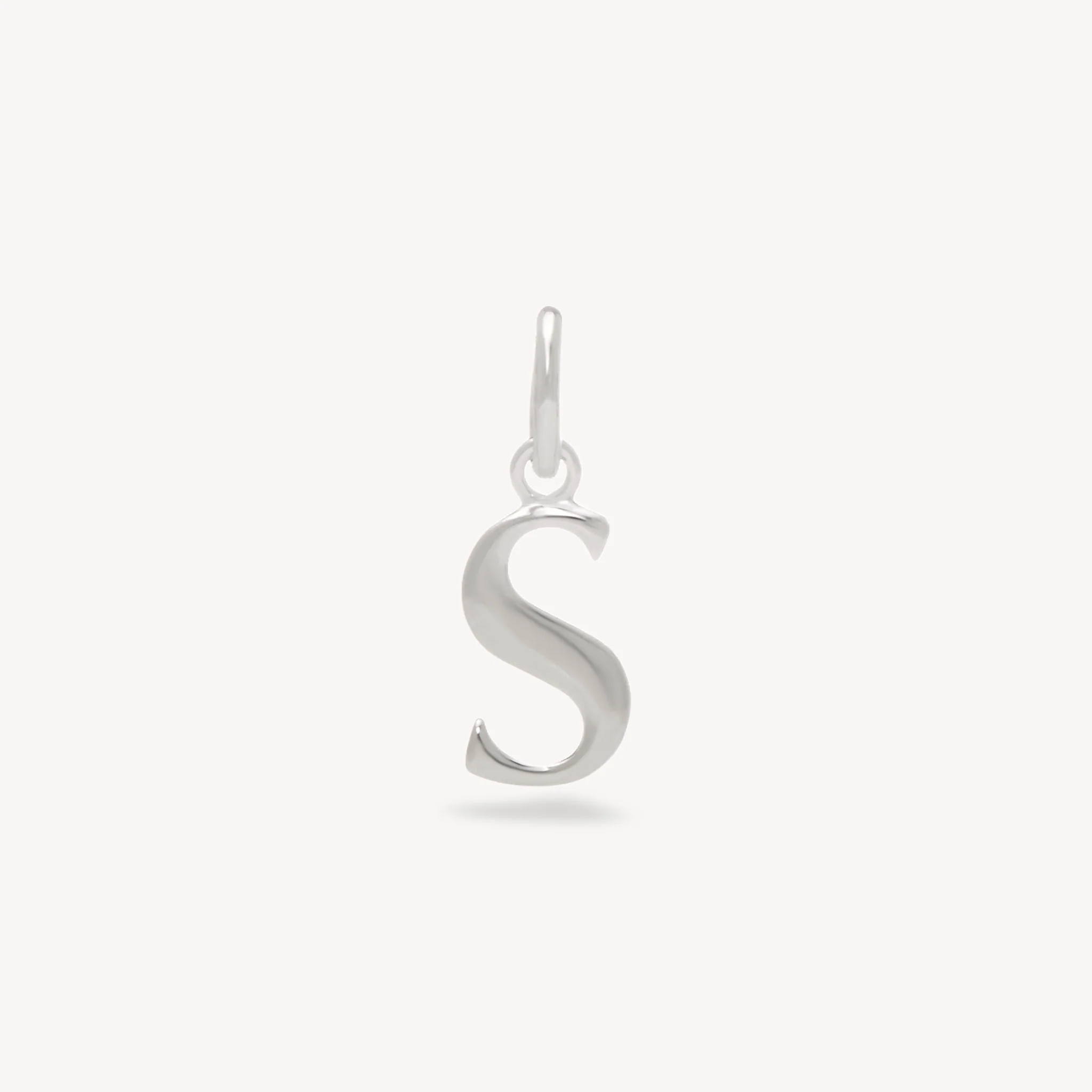 Sterling Silver Letter Charm