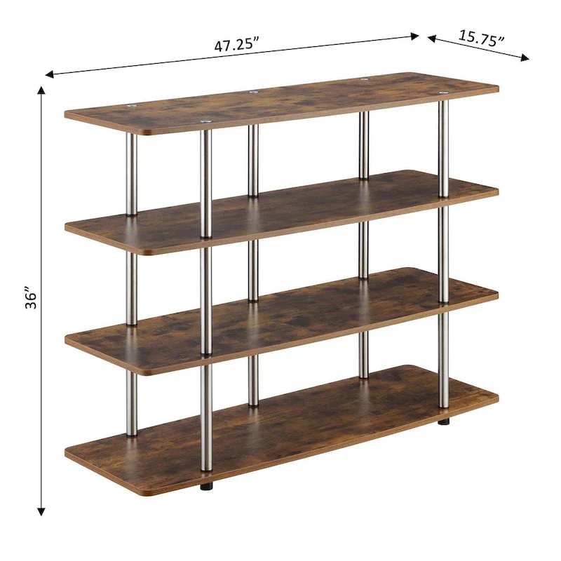 Convenience Concepts Designs2Go XL 55-Inch Highboy 4-Tier Television Stand
