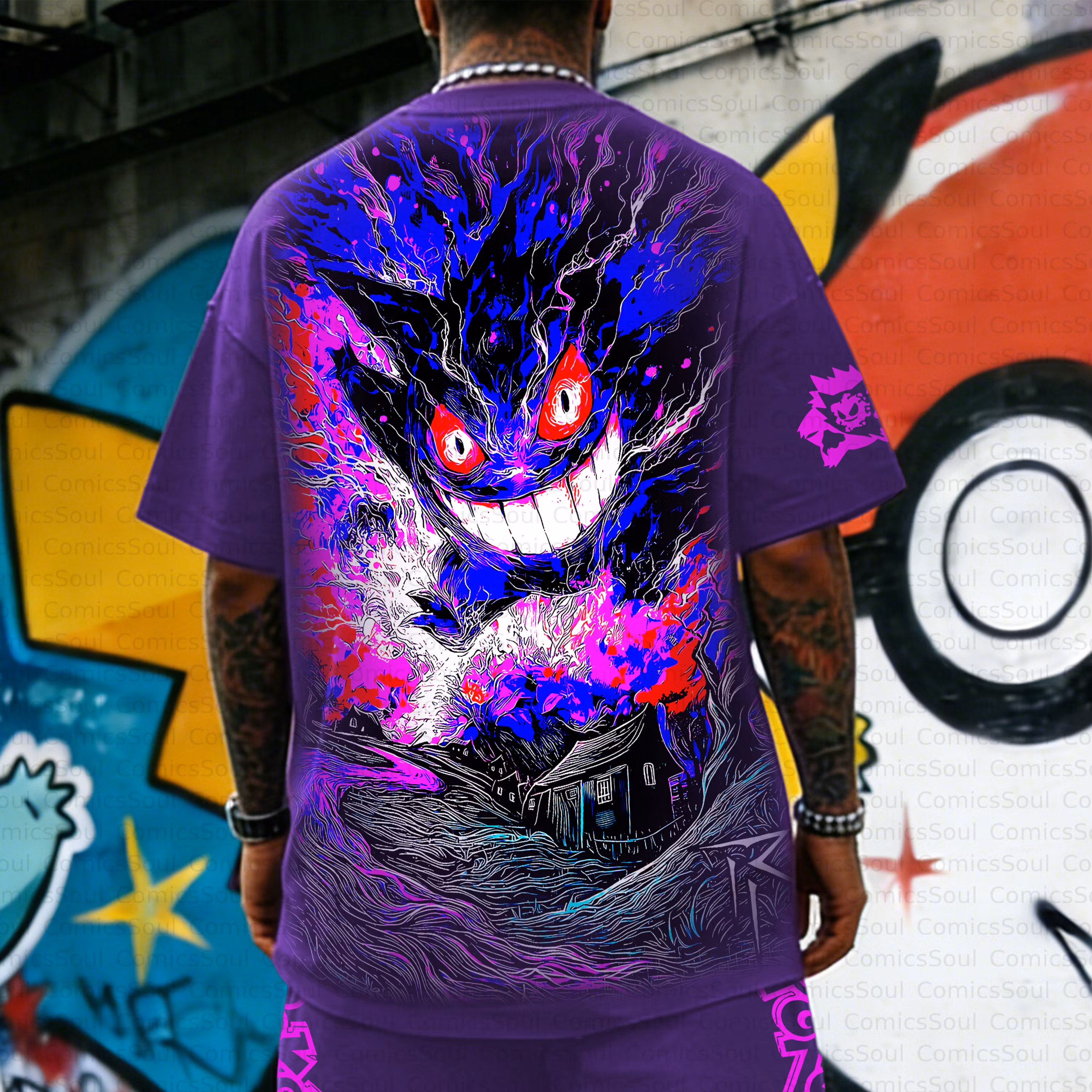 Unisex Anime Inspired Vintage T-Shirt