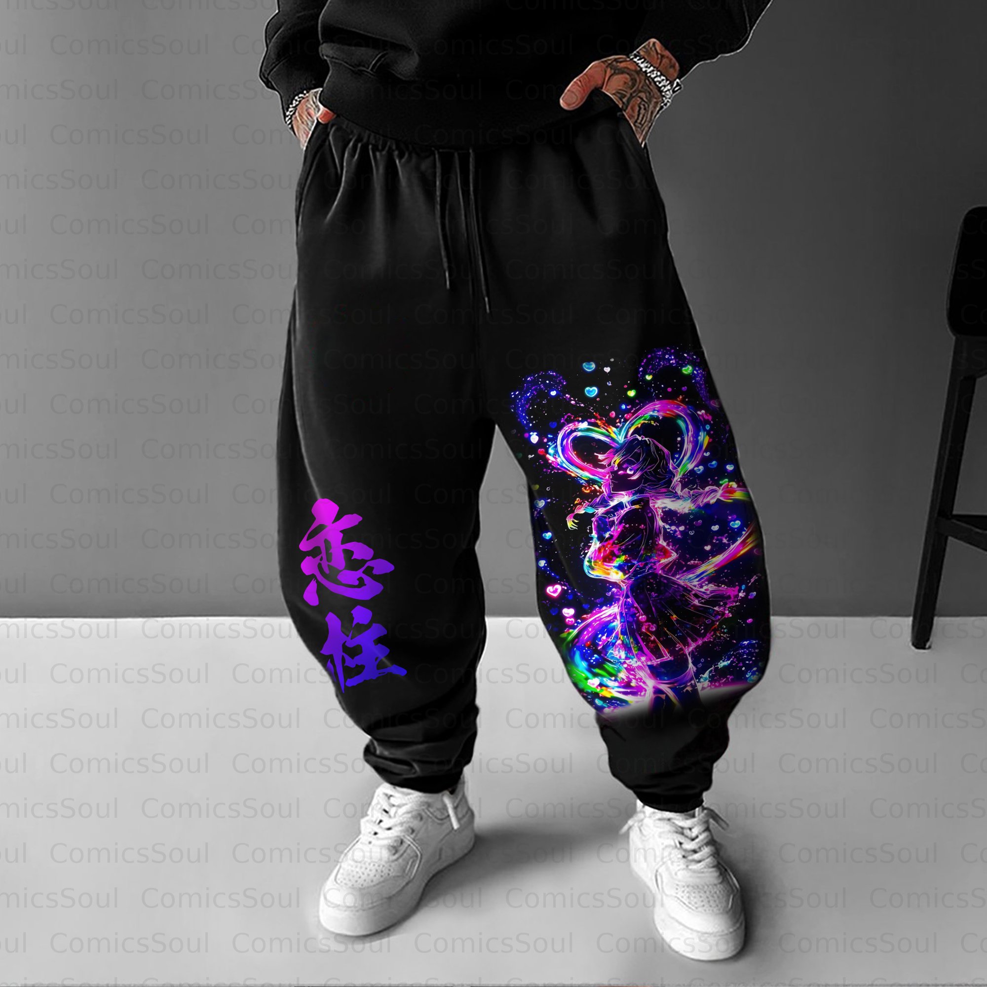 Unisex Anime Inspired Vintage Pants | KNY