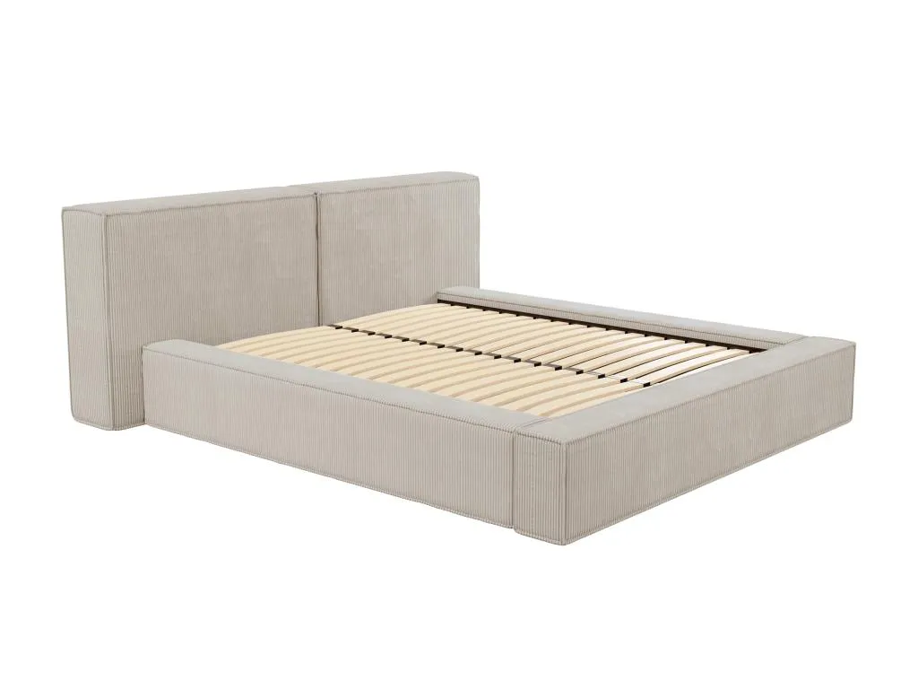 Canapé abatible 160x200 cm - pana - Beige Colchón - Mobtrendy bpnc46358