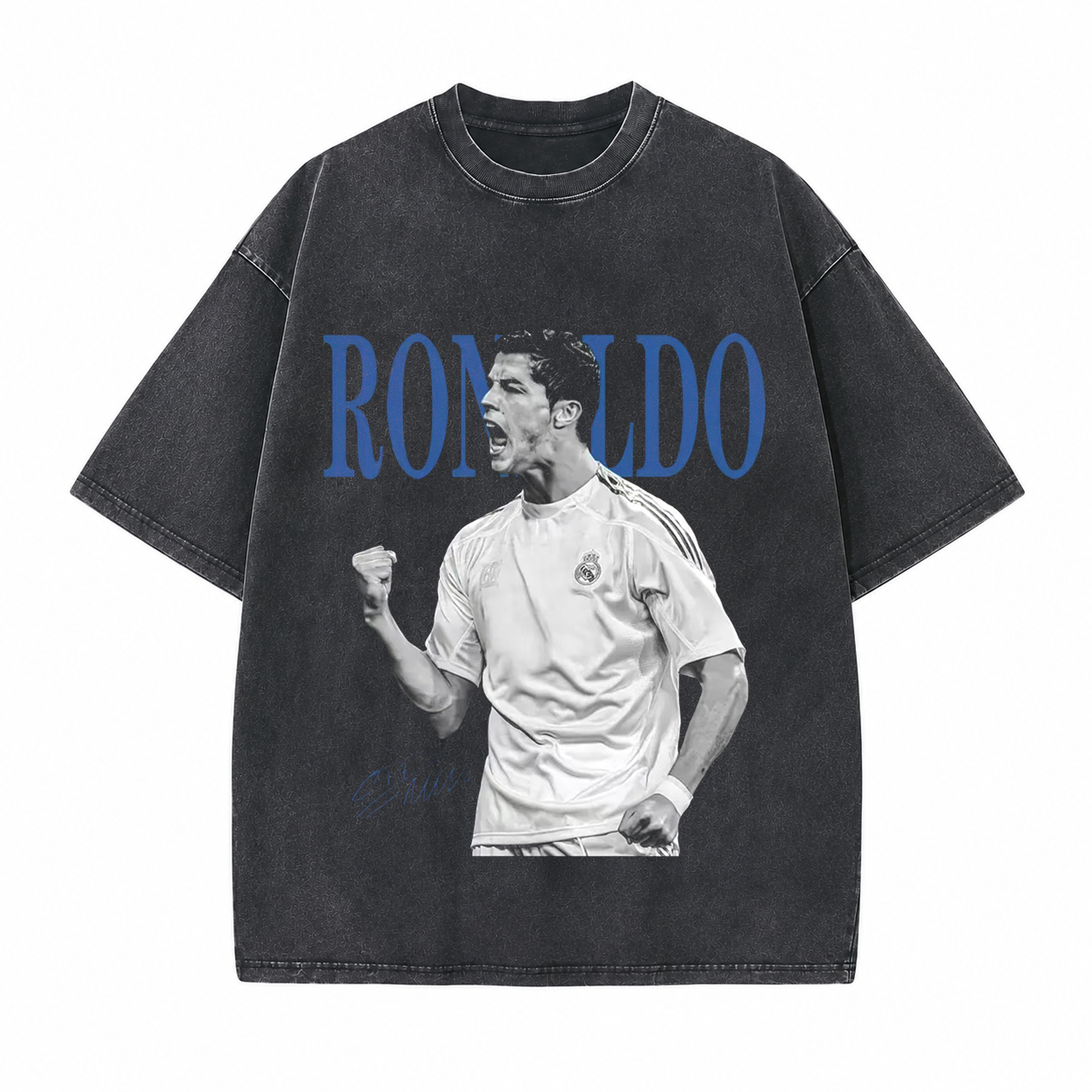Soccer Legend Printed Unisex Washed T-Shirt