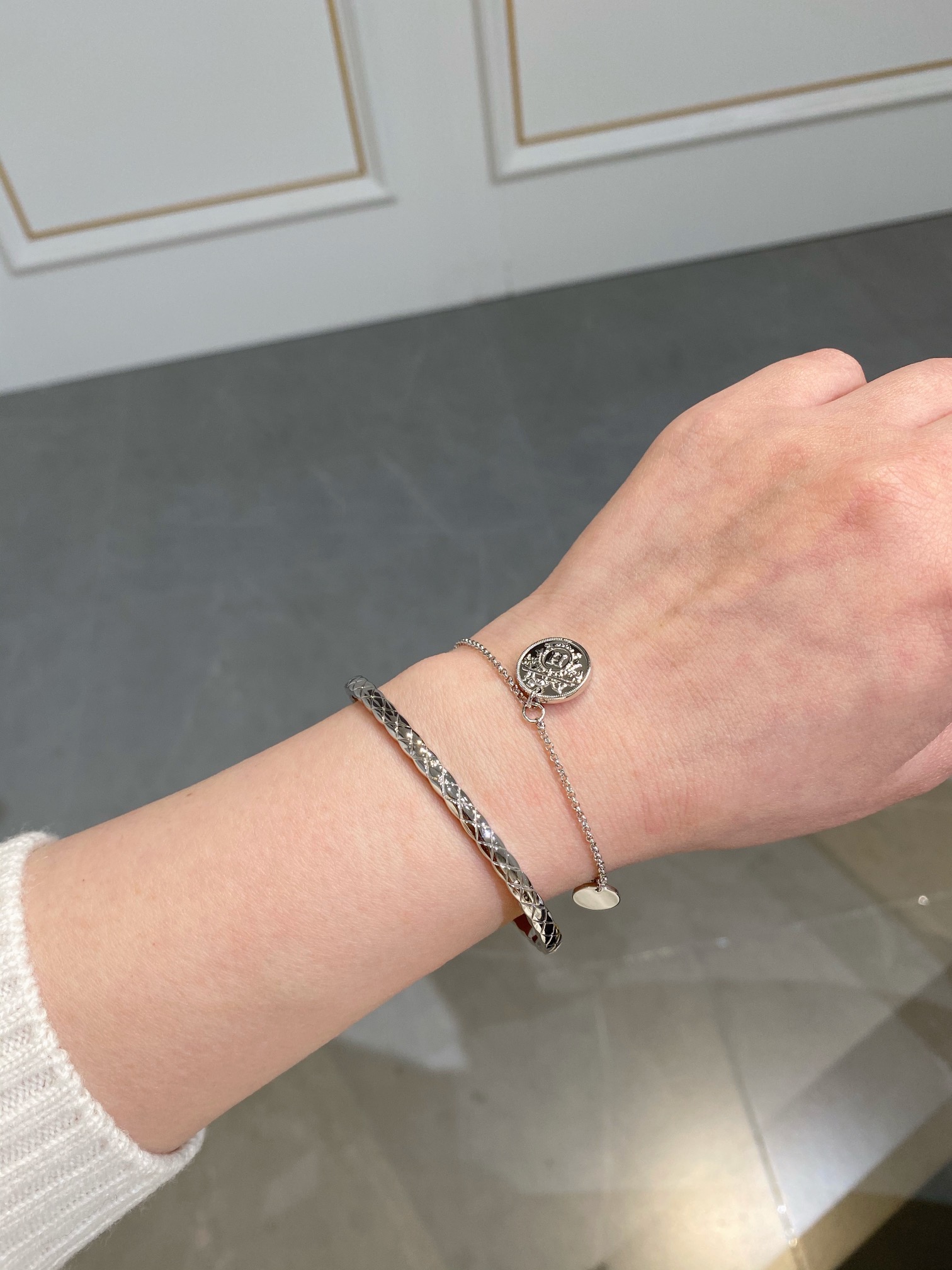 Chanel Coco Crush Open Cuff Bangle Bracelet - Original Replica Club