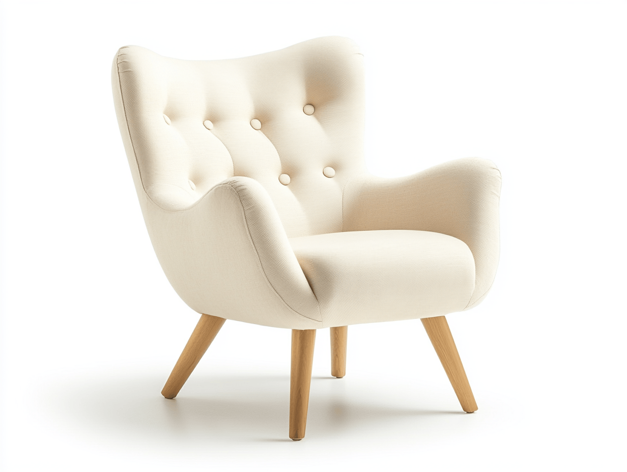 Sillón suave y cómodo con diseño elegante