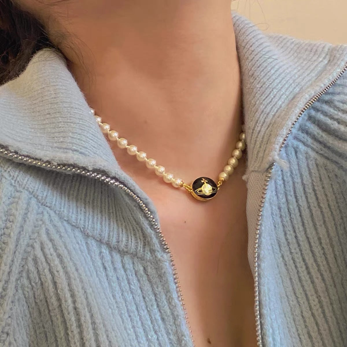 Vivienne Westwood Pearl Loelia Necklace - Original Replica Club