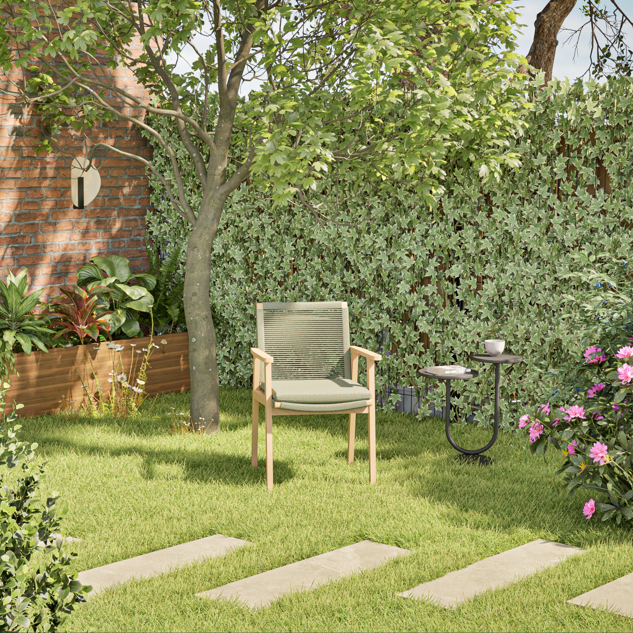 Blokker Seat Tuinstoel - Olijfgroen