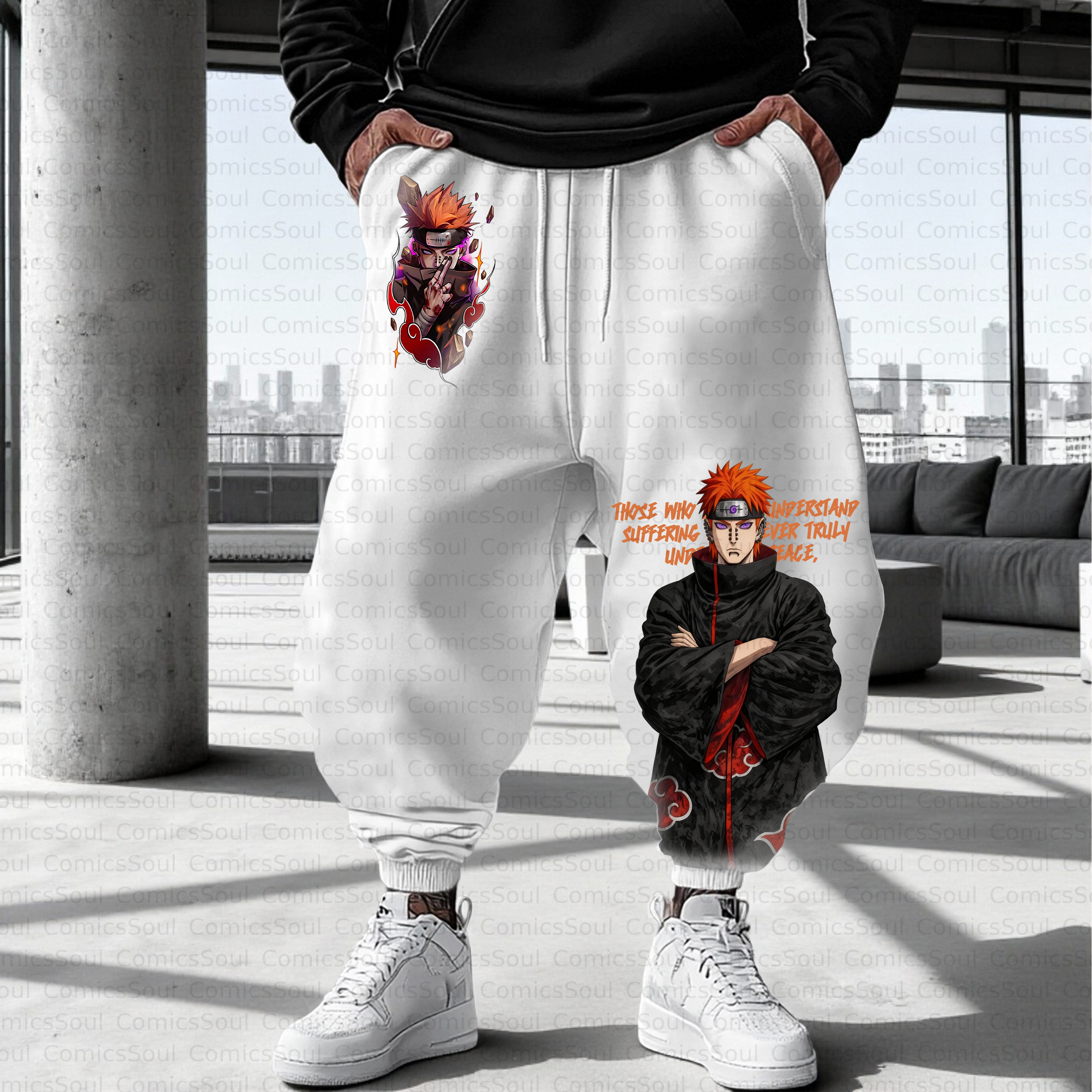 Unisex Casual Anime Streetwear Pant
