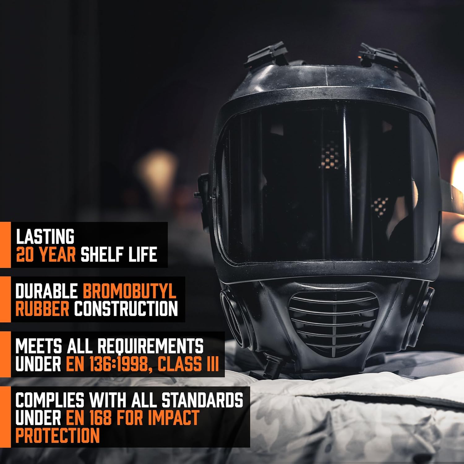 MIRA SAFETY CM-6M CBRN Full Face Gas Mask with Drinking System