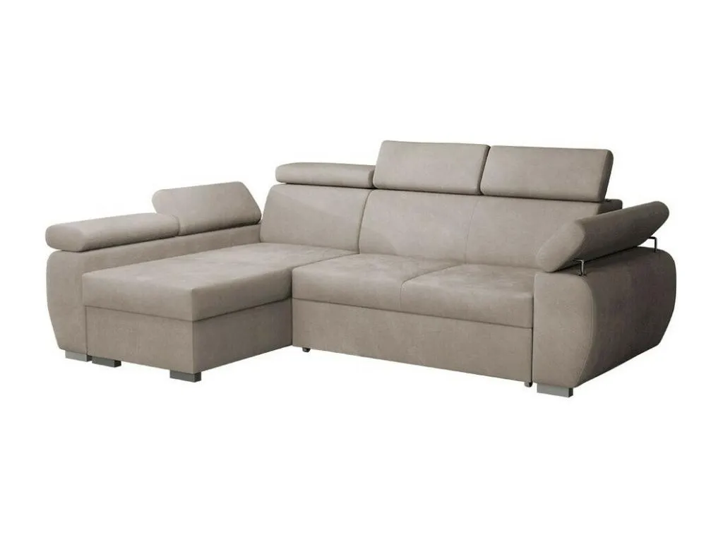 Sofá rinconero Habitarluz 132 De color marrón claro Función de descanso 255x170x85cm 50746SVAU