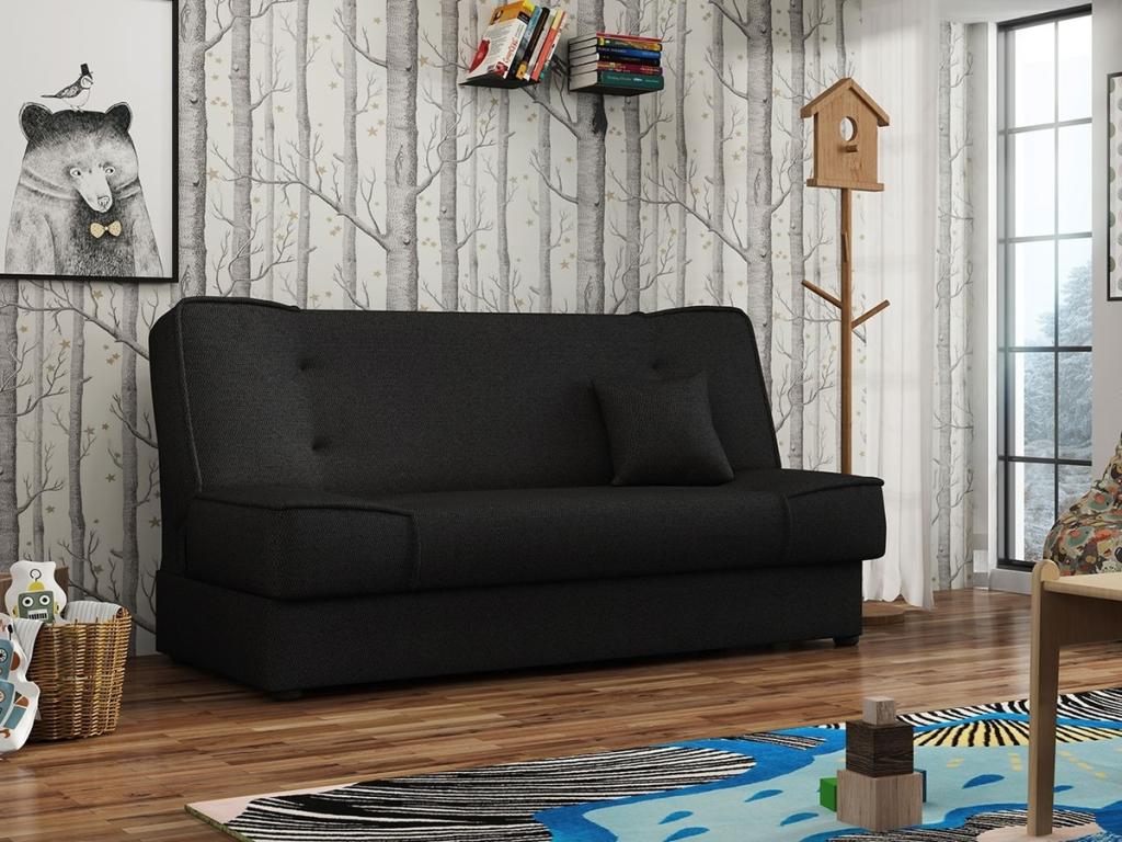 Sofá-cama Columbus 117, Caja de ropa de cama, 80x175x80cm