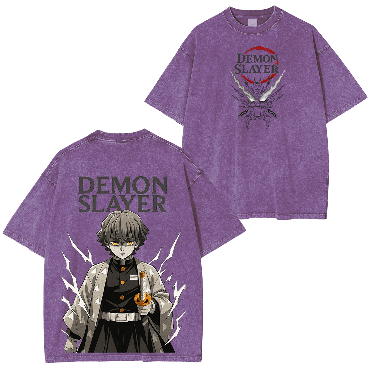 Unisex Anime Inspired Vintage Washed T-Shirt丨Comicssoul TeeThreads Sustain the Scene with Custom Apparel