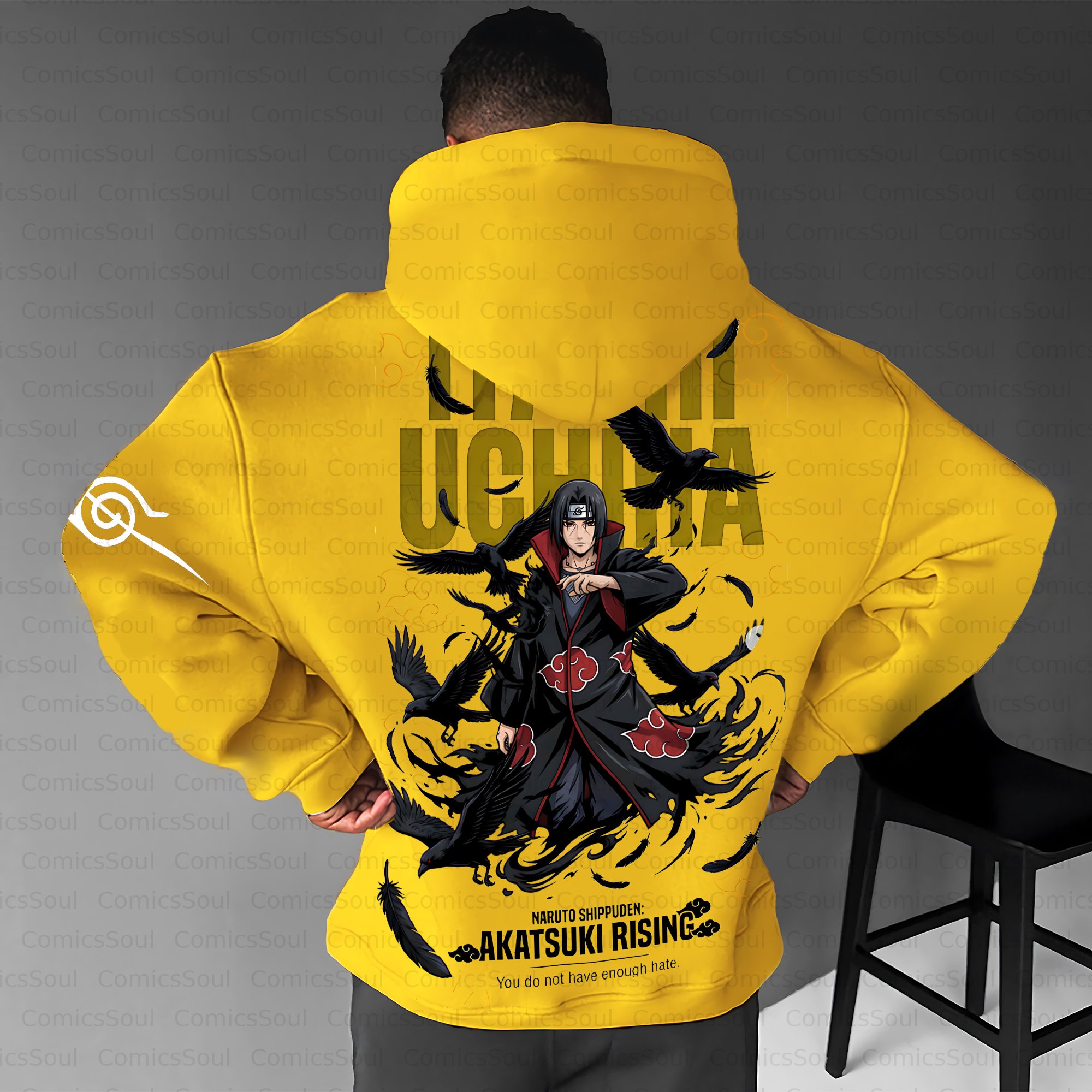 Unisex Anime Inspired Vintage Plush Hoodie