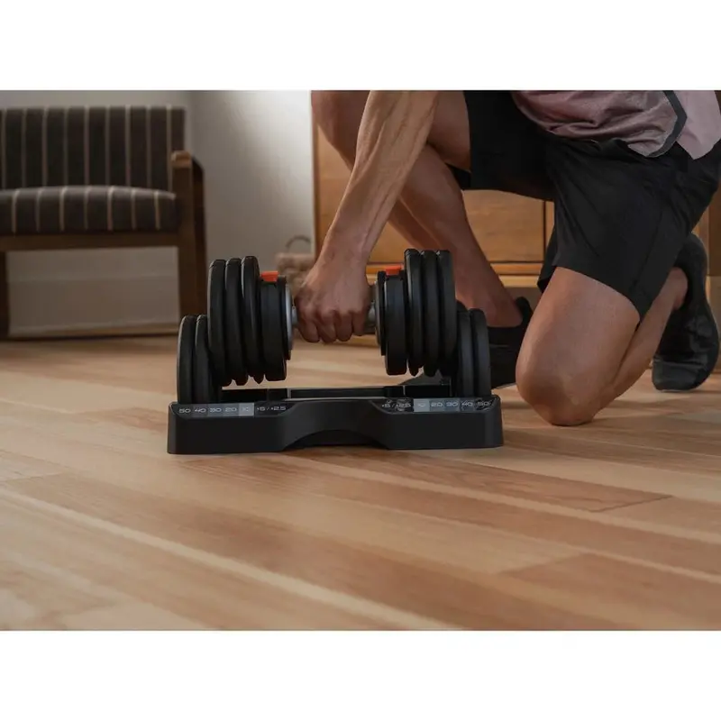 NordicTrack Select-A-Weight Adjustable Dumbbell Set, 55 lb Each - Image 5 NordicTrack Select-A-Weight Adjustable Dumbbell Set, 55 lb Each - Image 5