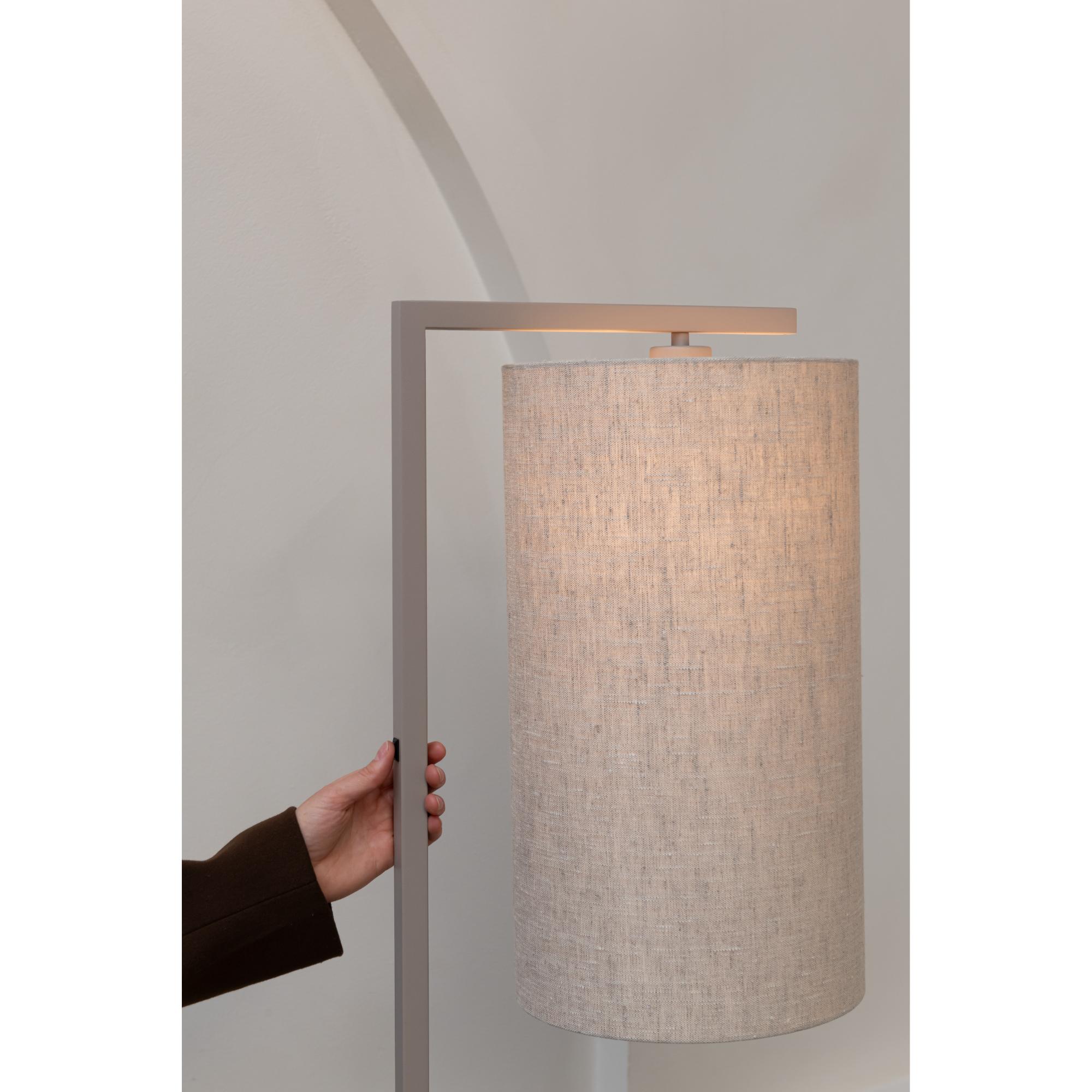 it's about RoMi Boston Vloerlamp Ø 25 cm - Bruin / Zand