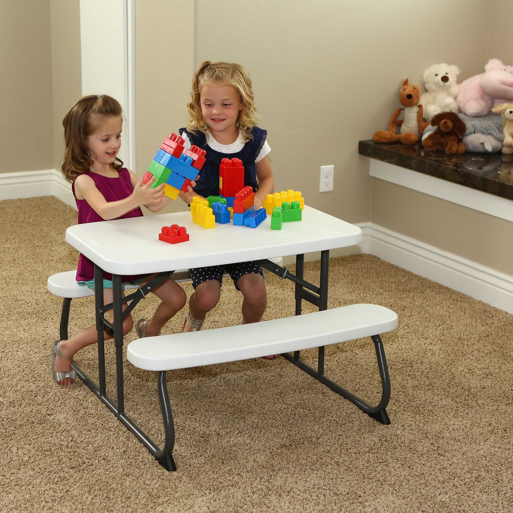 Lifetime Children's Picnic Table , White Granite (60239) - Image 11