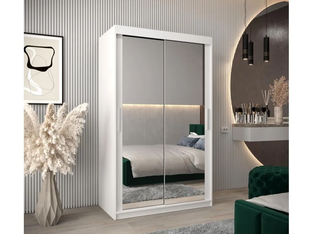 ARMARIO Lluesmahome 3 DE PUERTAS CORREDERAS 200/120/62 2 puertas (Blanco/Blanco) FIPV82301