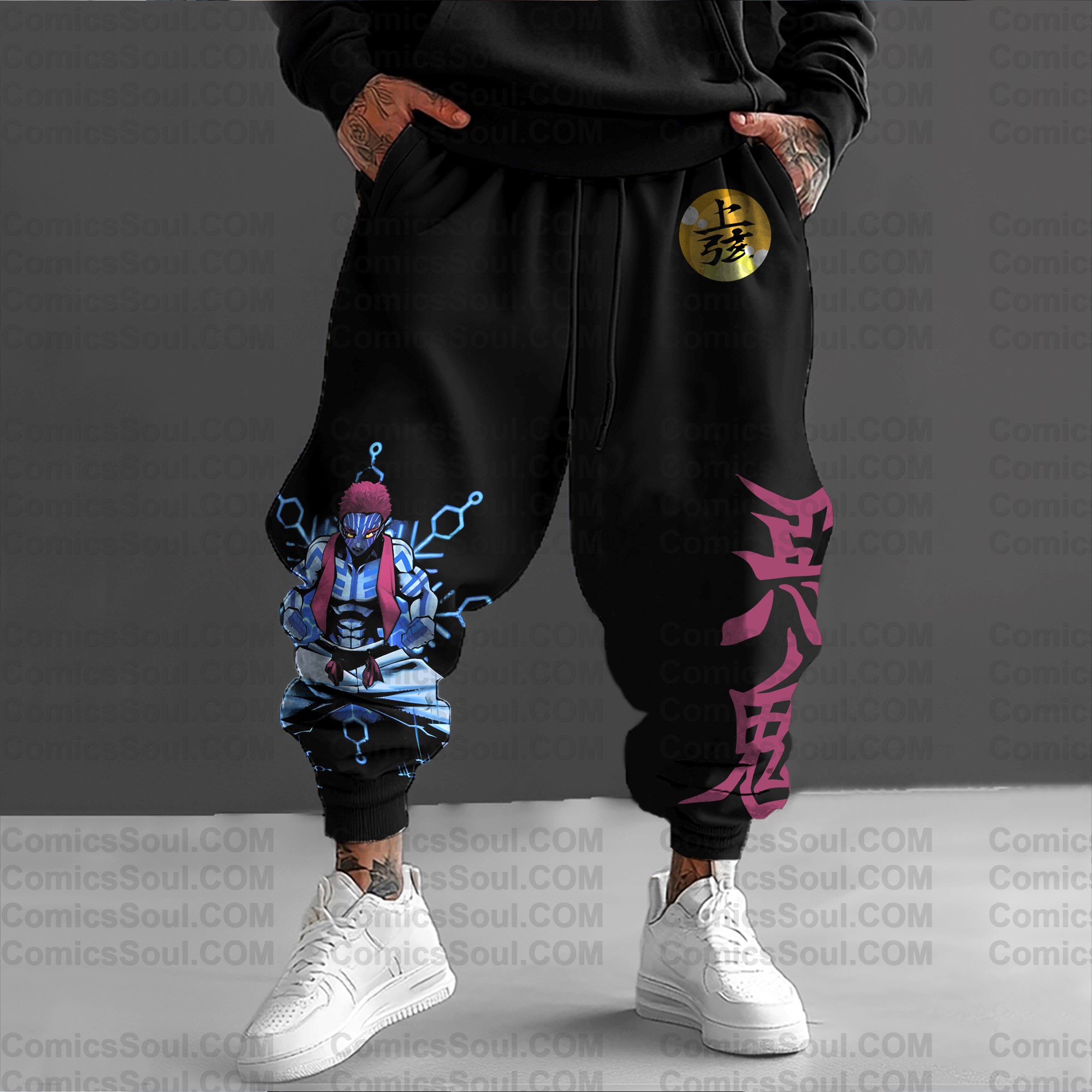 Unisex Anime Inspired Vintage Pants丨Comicssoul