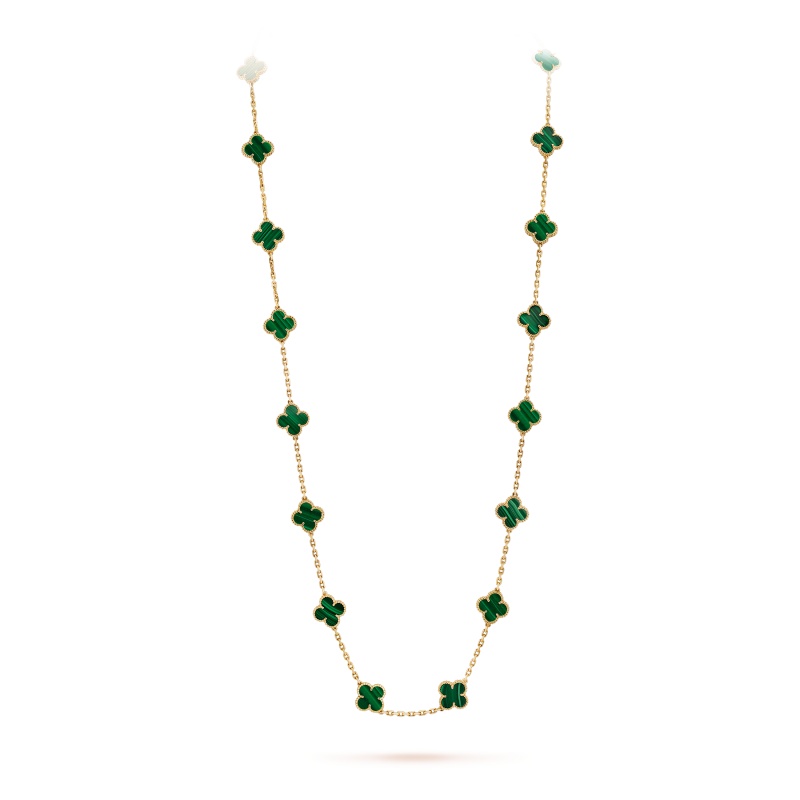 Replicate Vintage Alhambra long necklace, 20 motifs(1:1 replica) - Original Replica Club