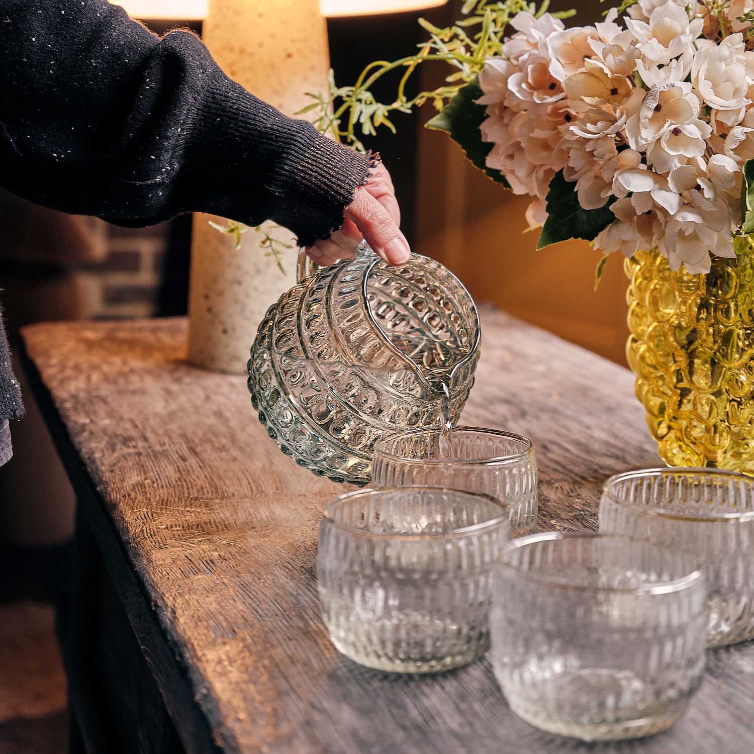 Tulsa Drinking Glass, Set of 4