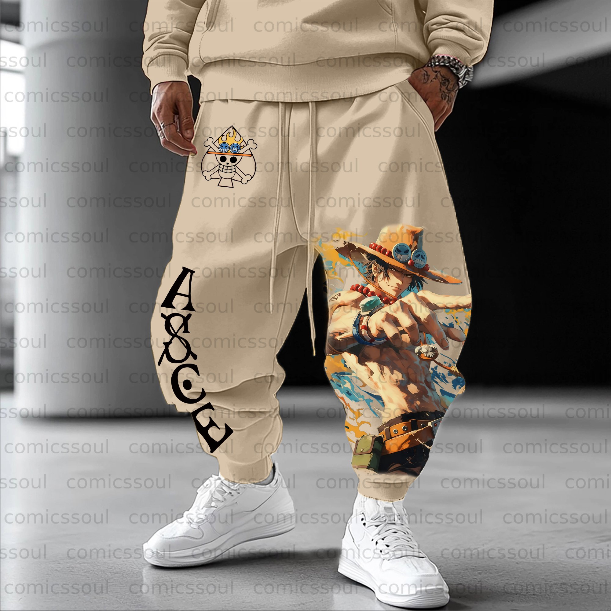 Unisex Anime Inspired Vintage Pants