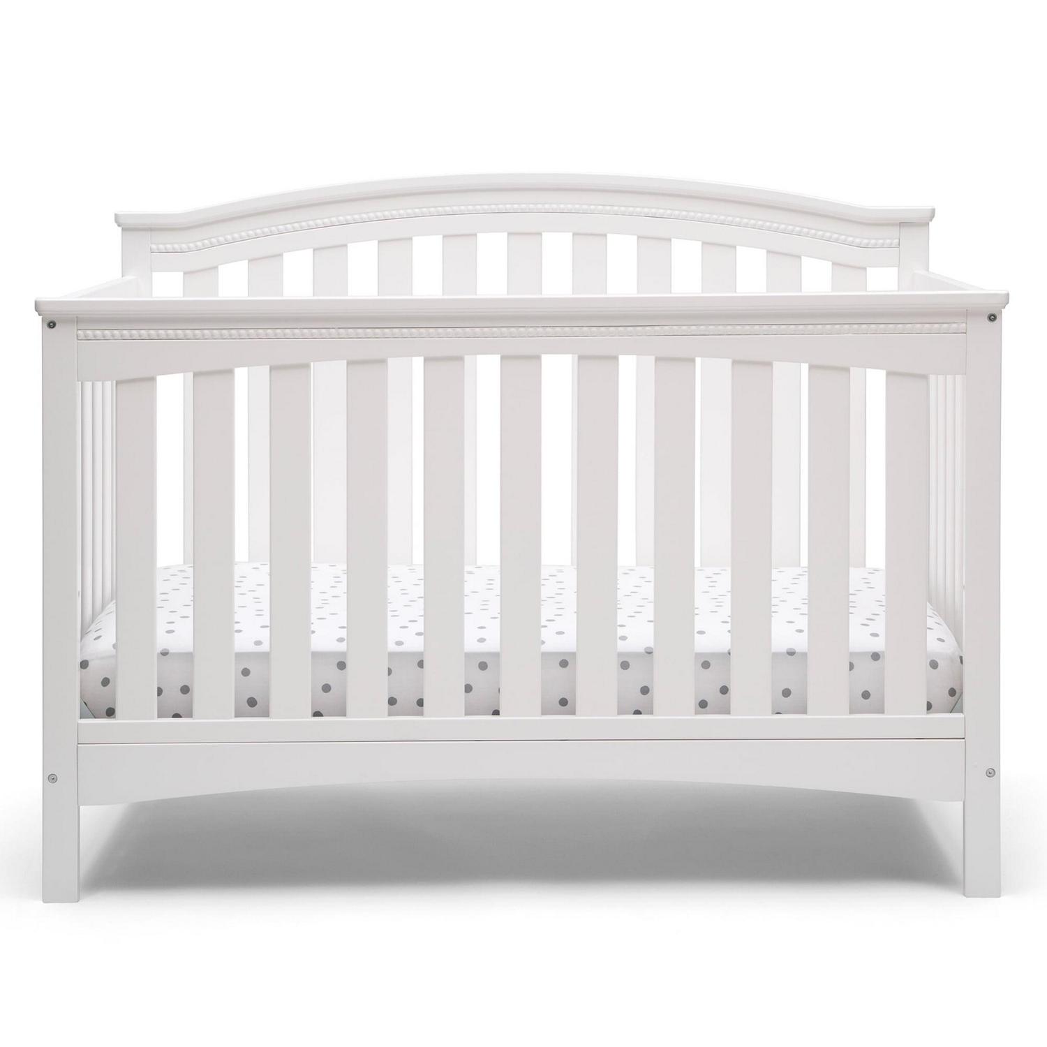 Delta Children Waverly 6-in-1 Convertible Baby Crib. Grey - Image 14