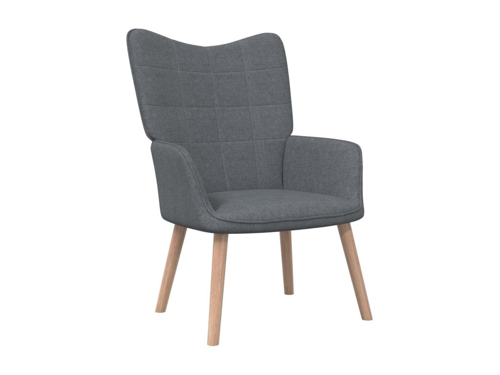 Silla de relajación de Nidolux gris oscuro