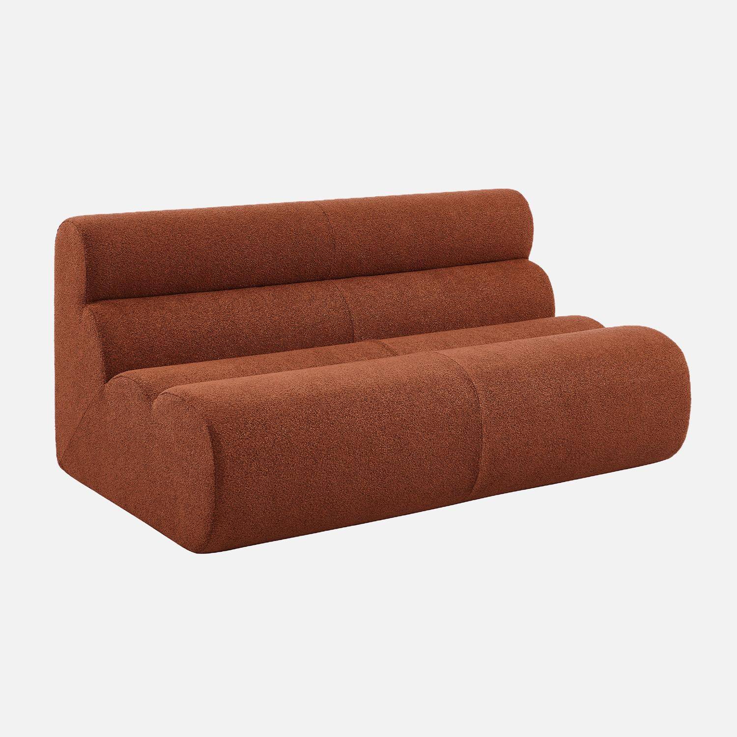Nova borreguito - Sillón borreguito texturizado, 2 plazas