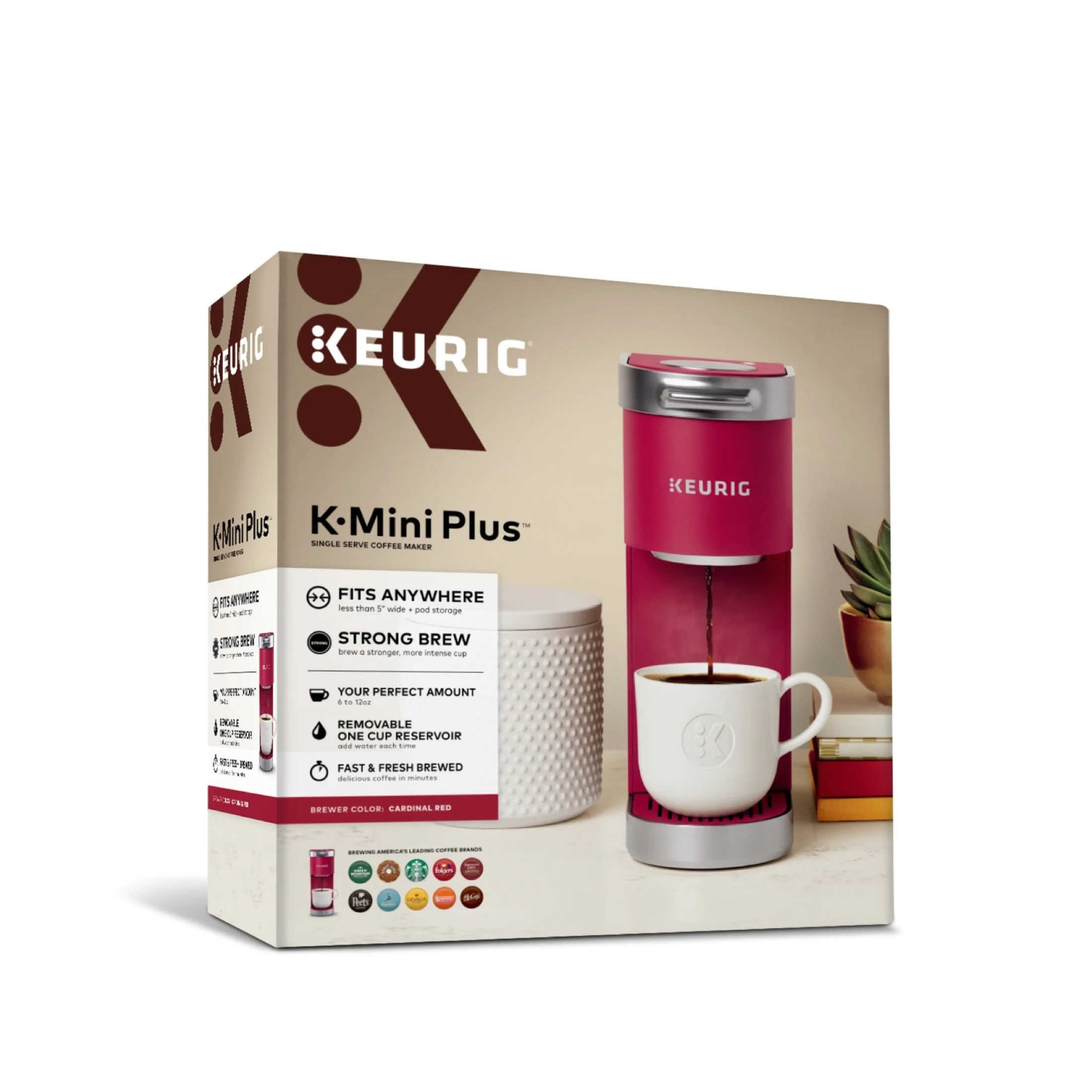 Keurig K-Mini Plus Single Serve K-Cup Pod Coffee Maker, Dusty Rose - Image 37