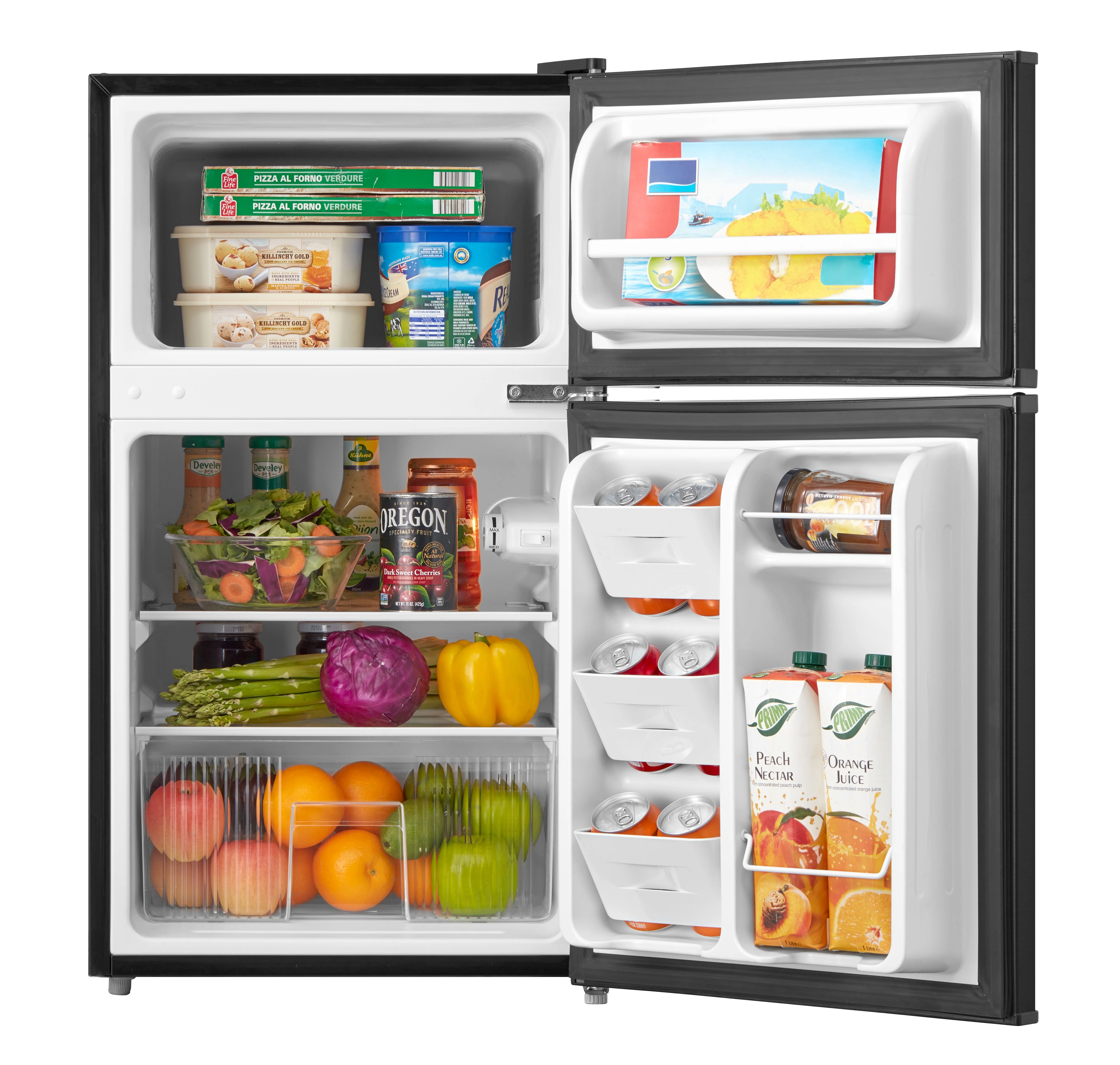 Arctic King 3.2 Cu ft Two Door Mini Fridge with Freezer, Stainless Steel, E-Star - Image 23