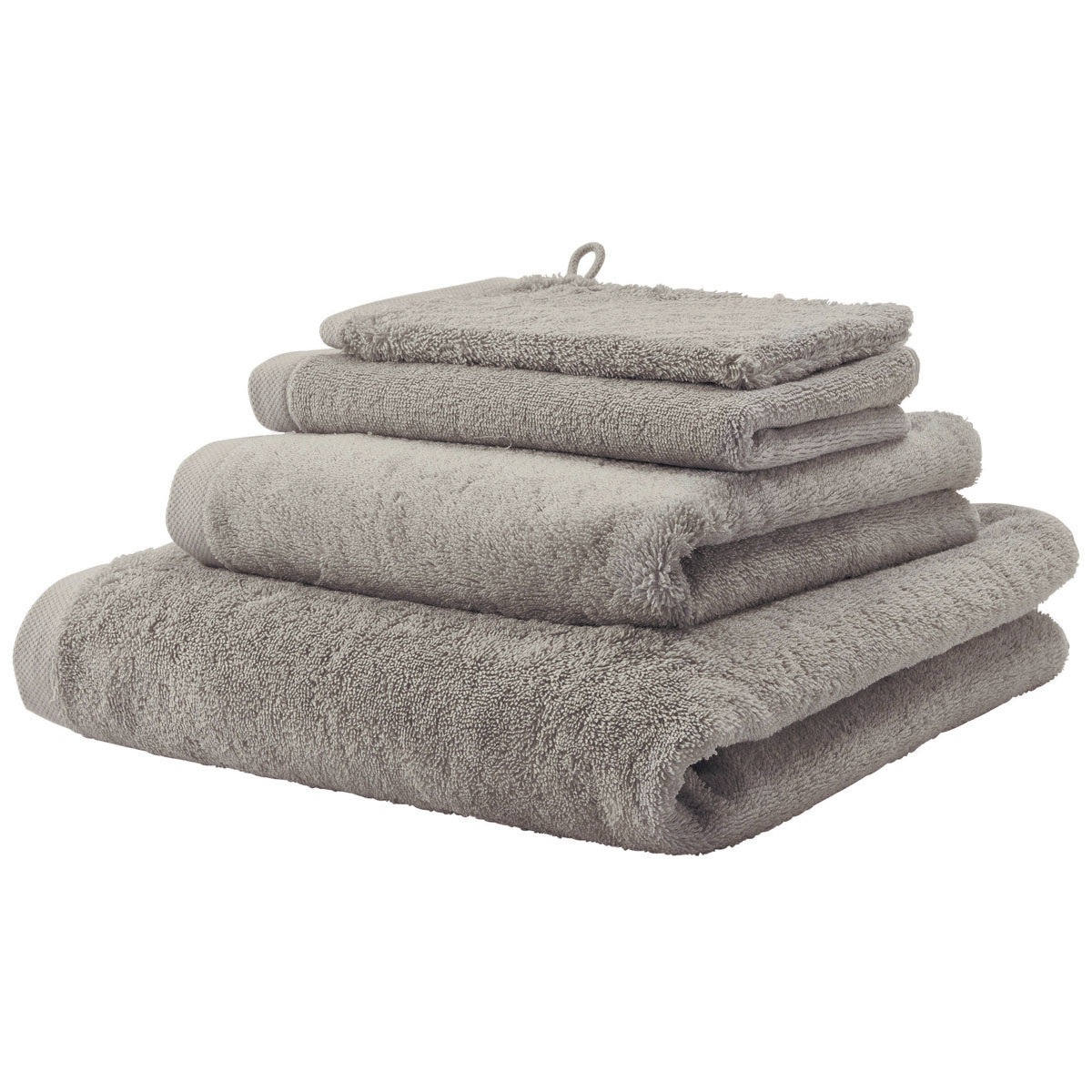 London Badtextiel Truffle   100 x 150 cm   Grijs   Beige   Katoen