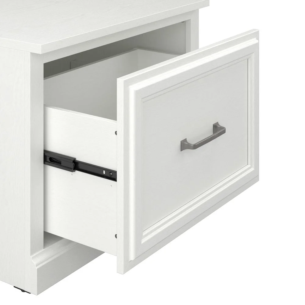 Woodland 24W Hall Tree & Shoe Bench w/ Drawer in White Ash - Engineered Wood - Image 9