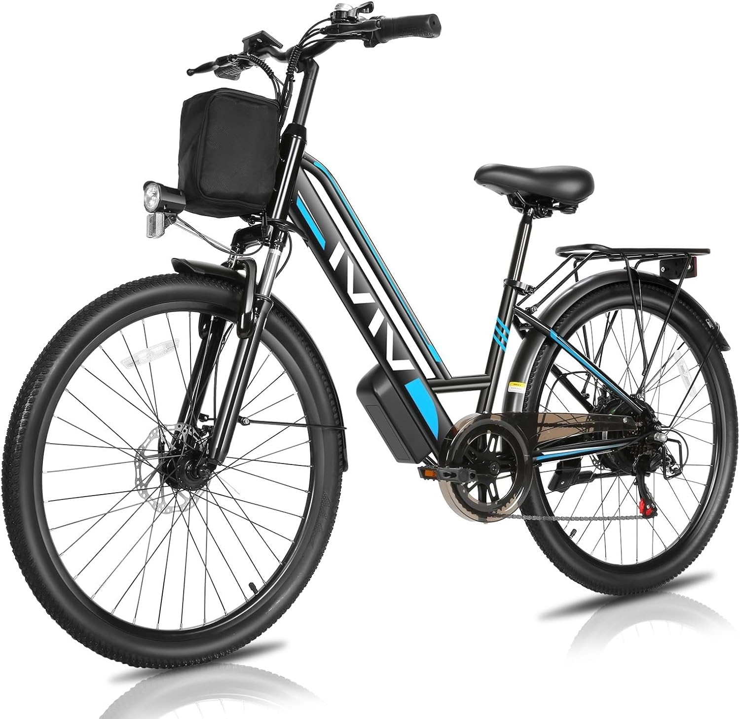 WAYFAIR Vivi Electric Bike For Adults With 750W Peak Motor, 26 Commuter Electric Bike, 22MPH Cruiser Ebikes With 48V Removable Battery, Up To 50 Miles, LCD-Display, 7 Speed, Cruise Control, UL 2849 Certified