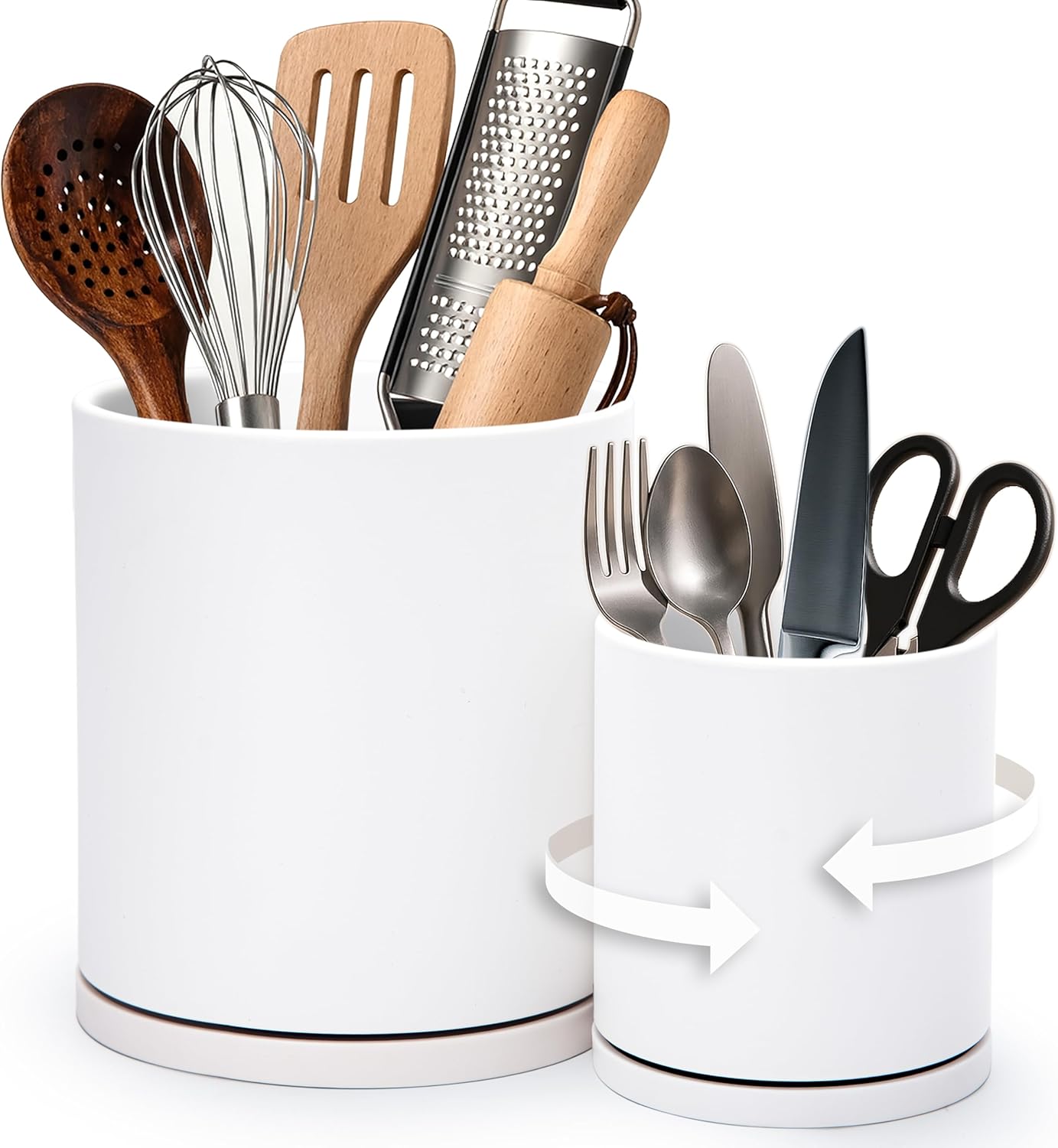 D'vine Dev 360° Rotating Utensil Holder Set – 7.2