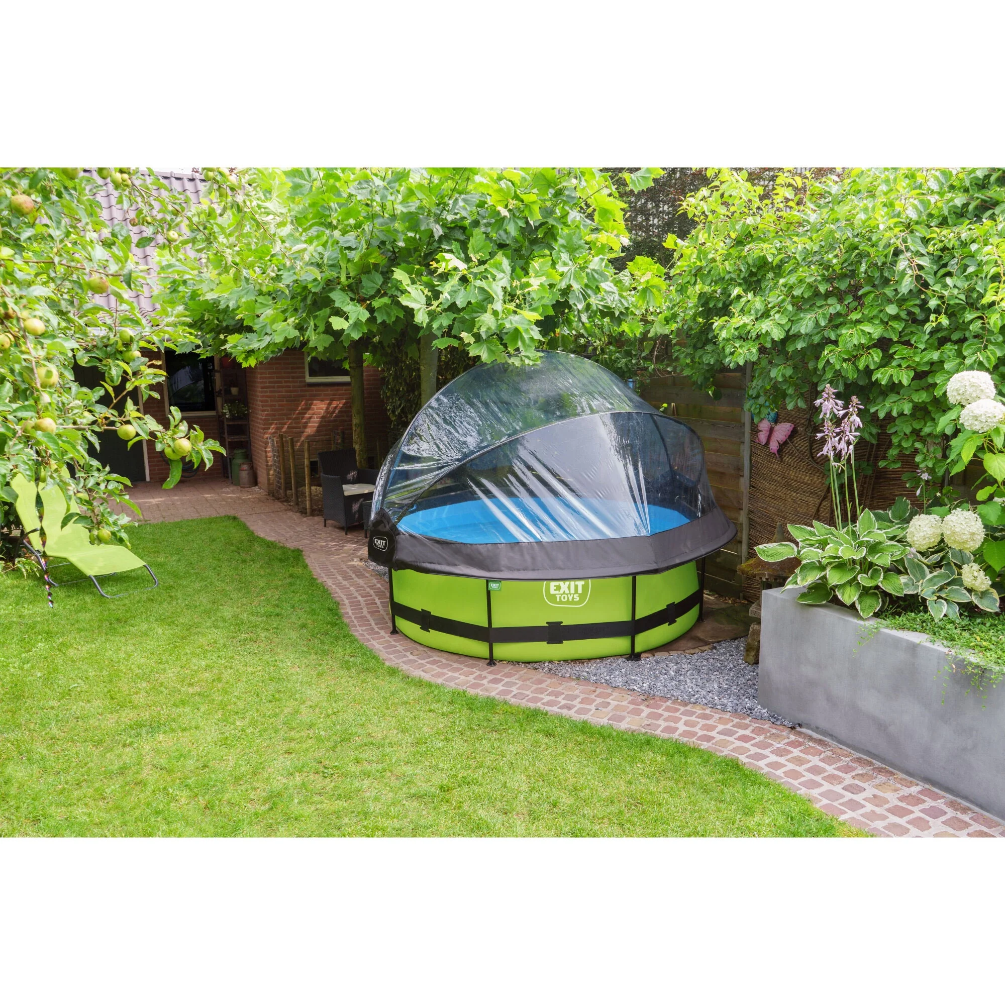 EXIT Toys UV Resistant Pool Covers, PVC Transparent, 104" x 104" x 55" - Image 11