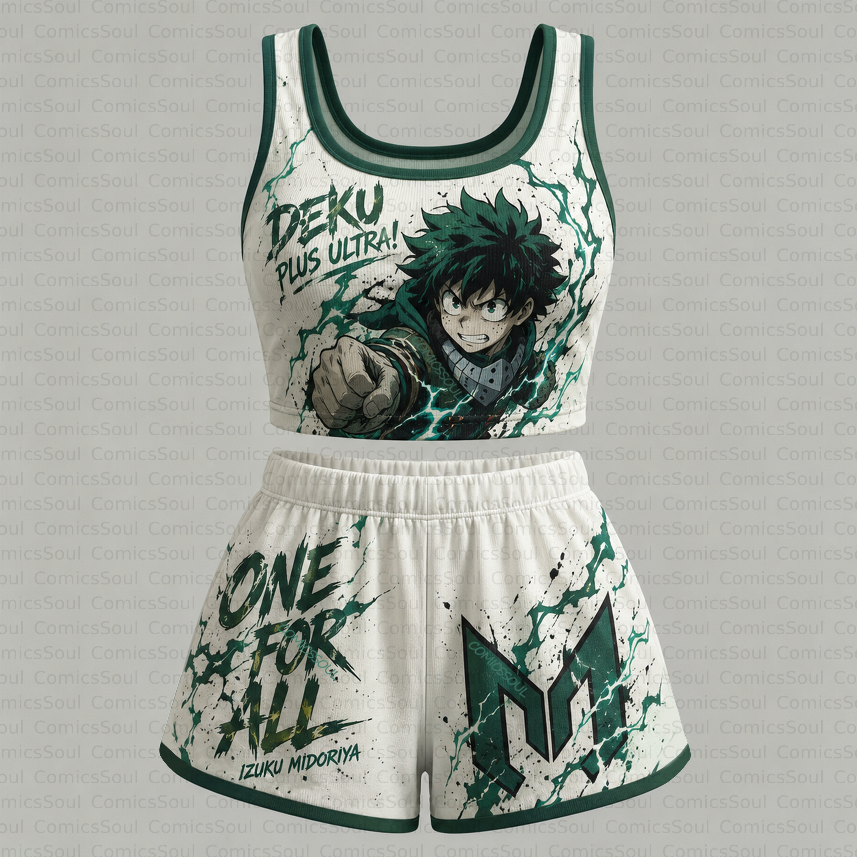 My Hero Academia Vest and shorts Two-Piece Set