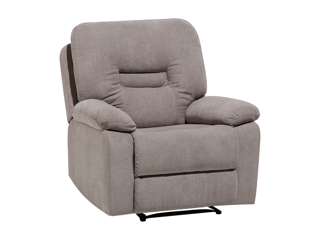 Sillón reclinable Homelyvo Tela Gris pardo