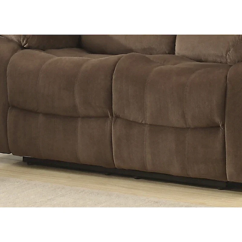 Bill Contemporary Brown Reclining Living Room Set - 2 Pieces