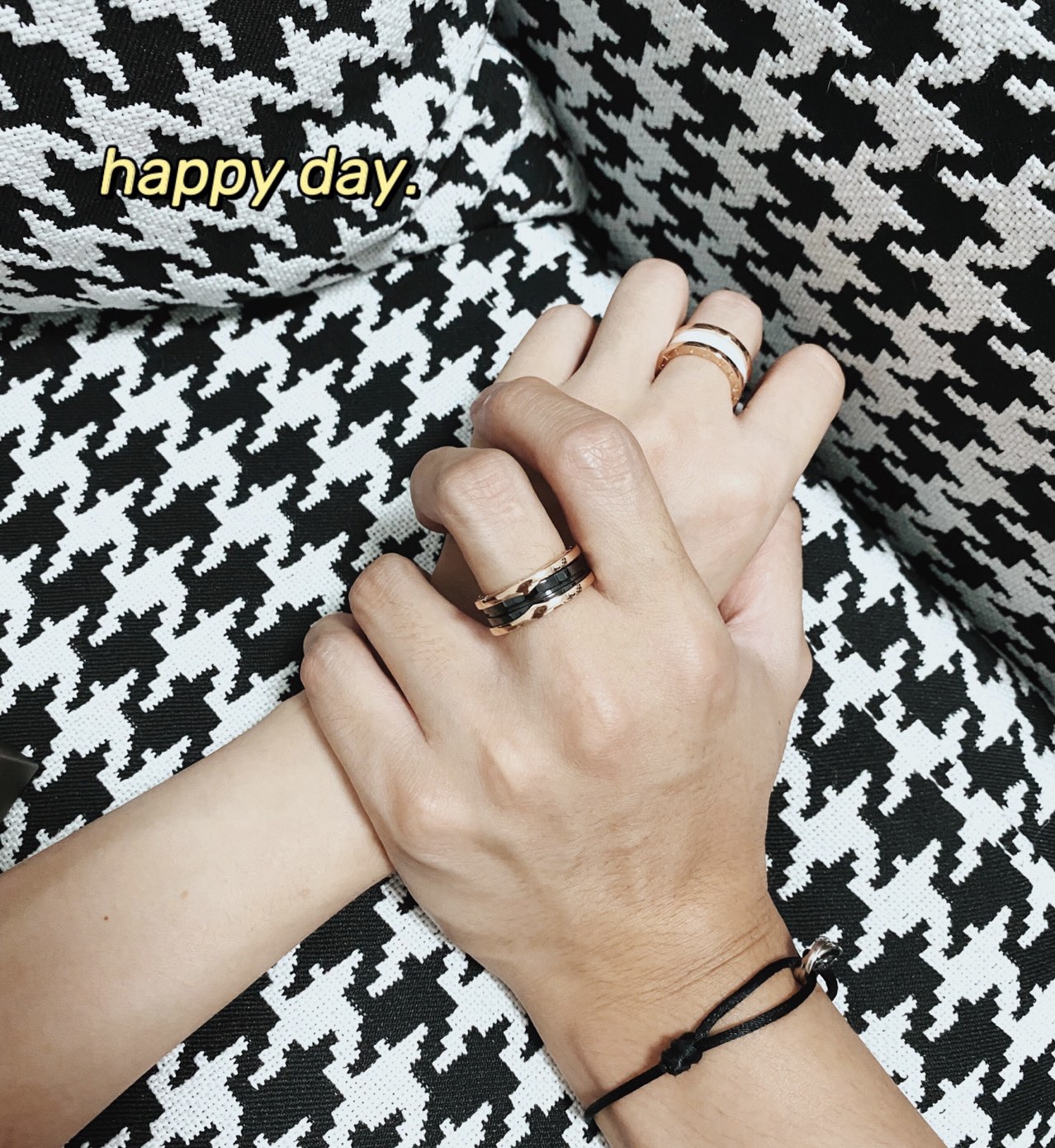Bvlgari Rose Gold and Black B.zero1 Ring - Original Replica Club