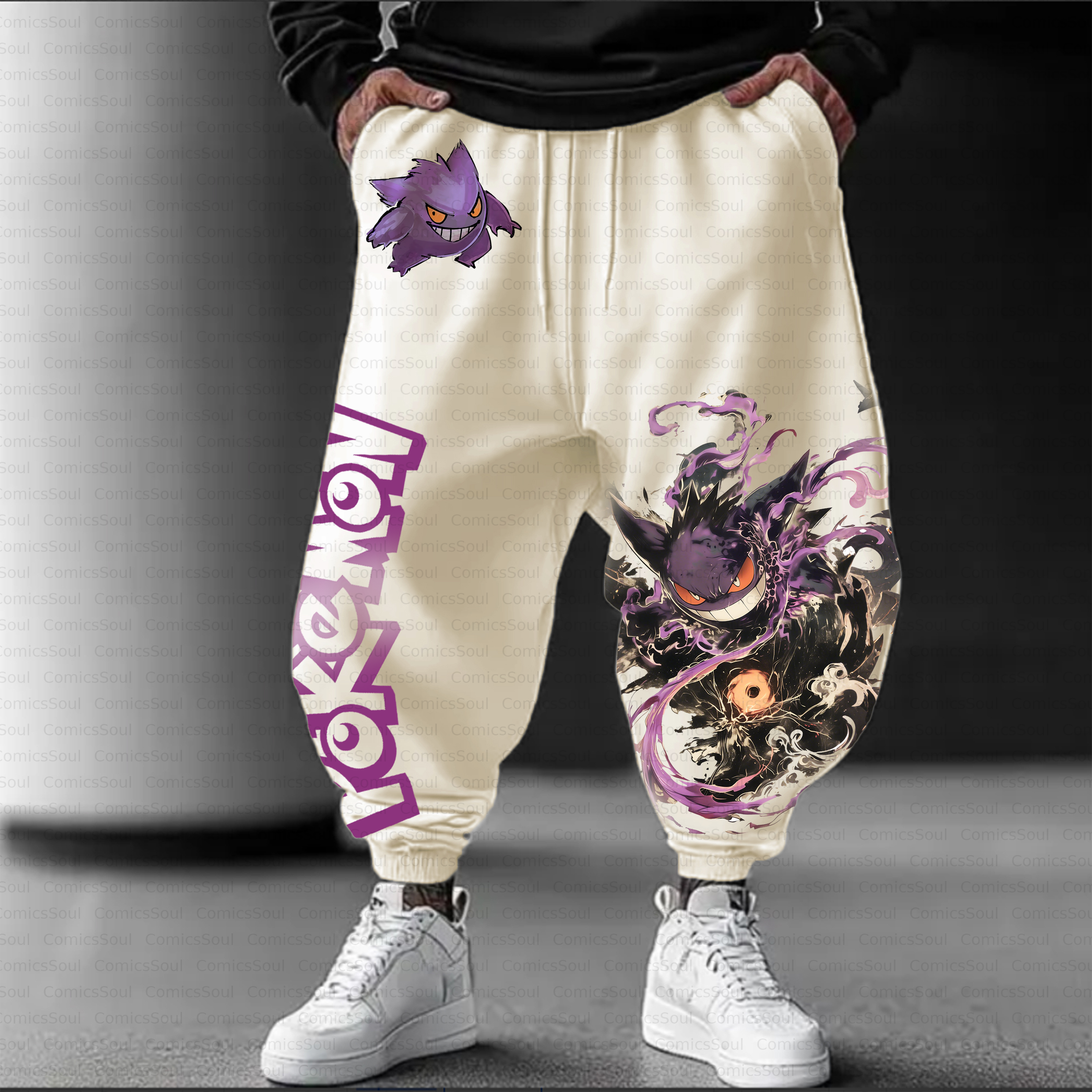 Unisex Casual Anime Streetwear Pant
