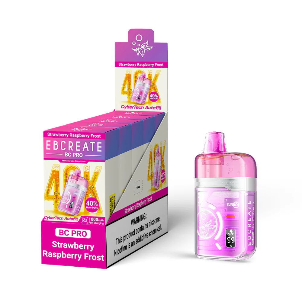 EBCREATE BC PRO cigarette électronique jetable rechargeable (toutes les saveurs)